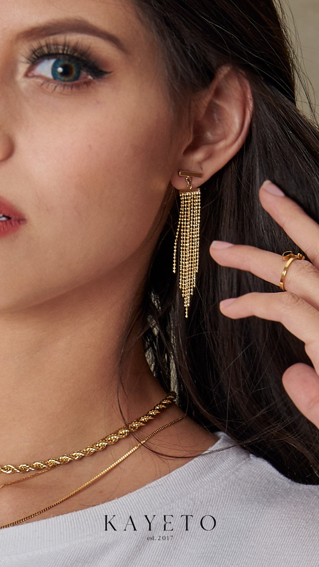 Aretes Olive | Chapa de Oro 14k