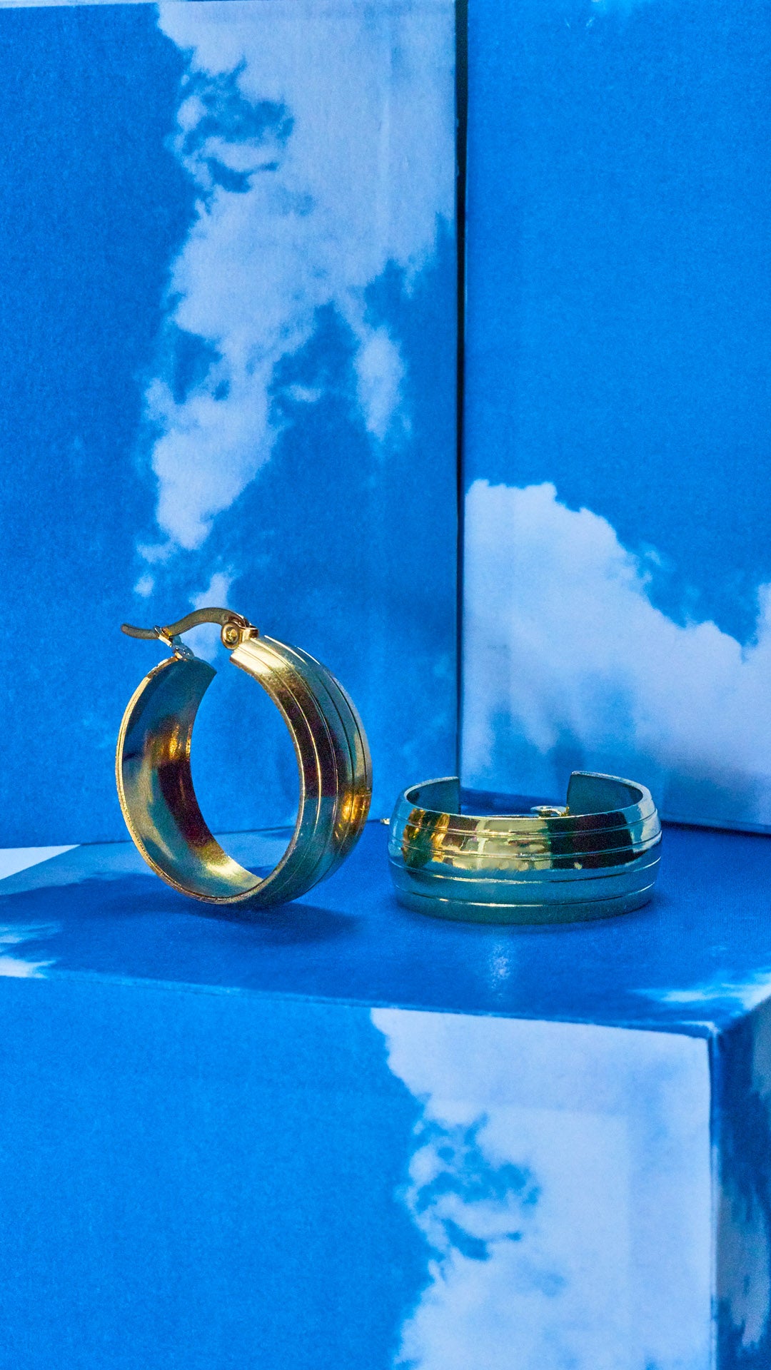 Arracada Sen | Acero Inoxidable Dorado