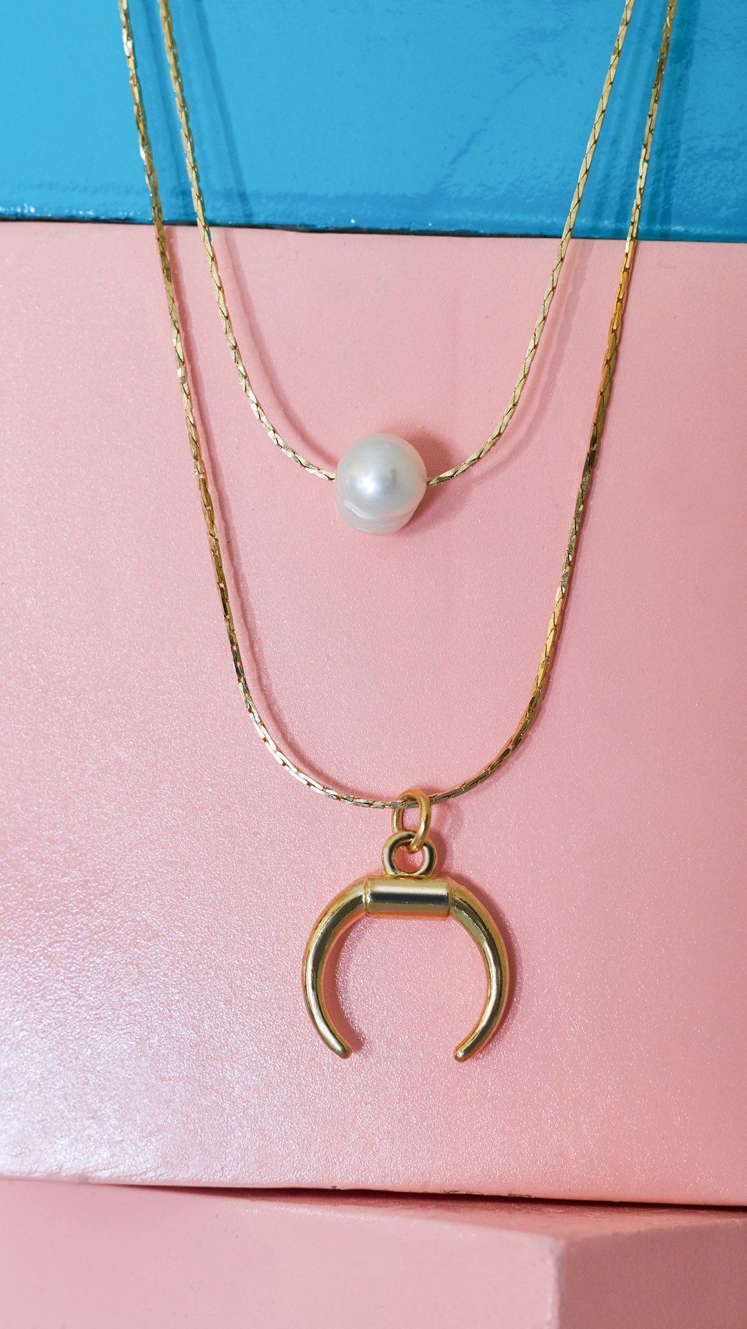 Collar Lune | Chapa de Oro 14k