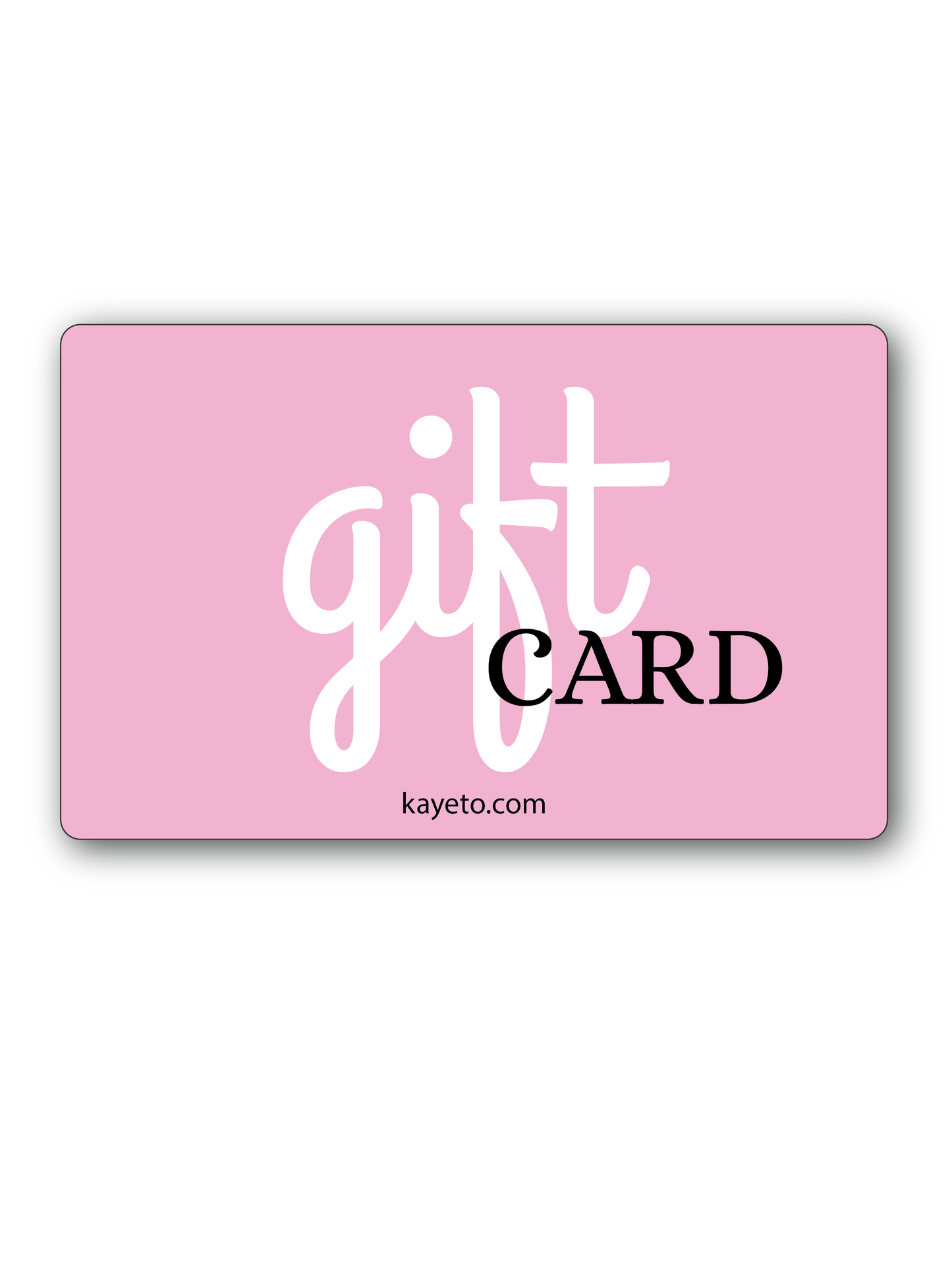 KAYETO GIFT CARD