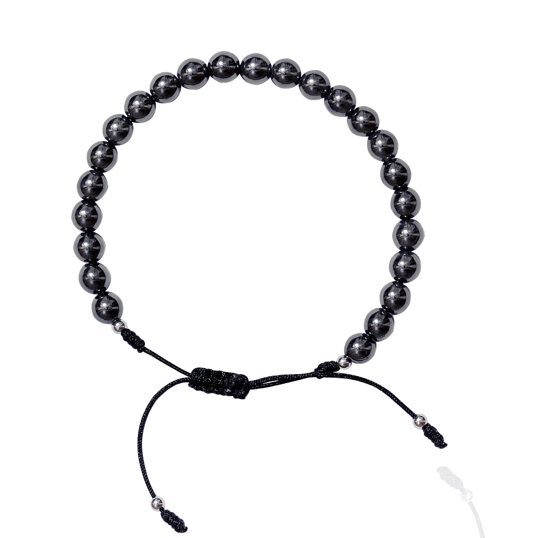 Pulsera Hematita | Hilo Negro