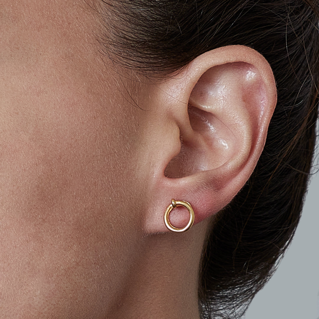 Aretes Tor | Chapa de Oro 14k