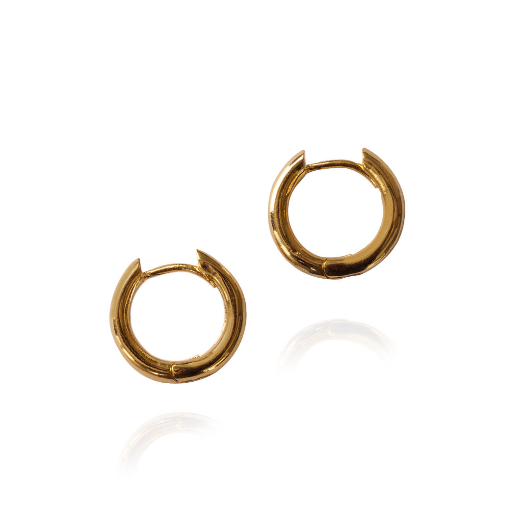 Aretes Ero | Chapa de Oro 14k