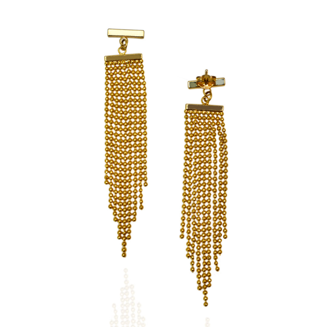 Aretes Olive | Chapa de Oro 14k