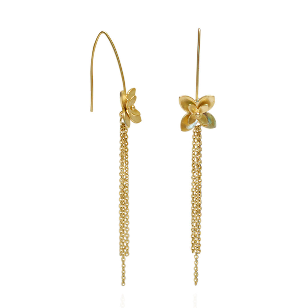 Aretes Lili | Chapa de Oro 14k