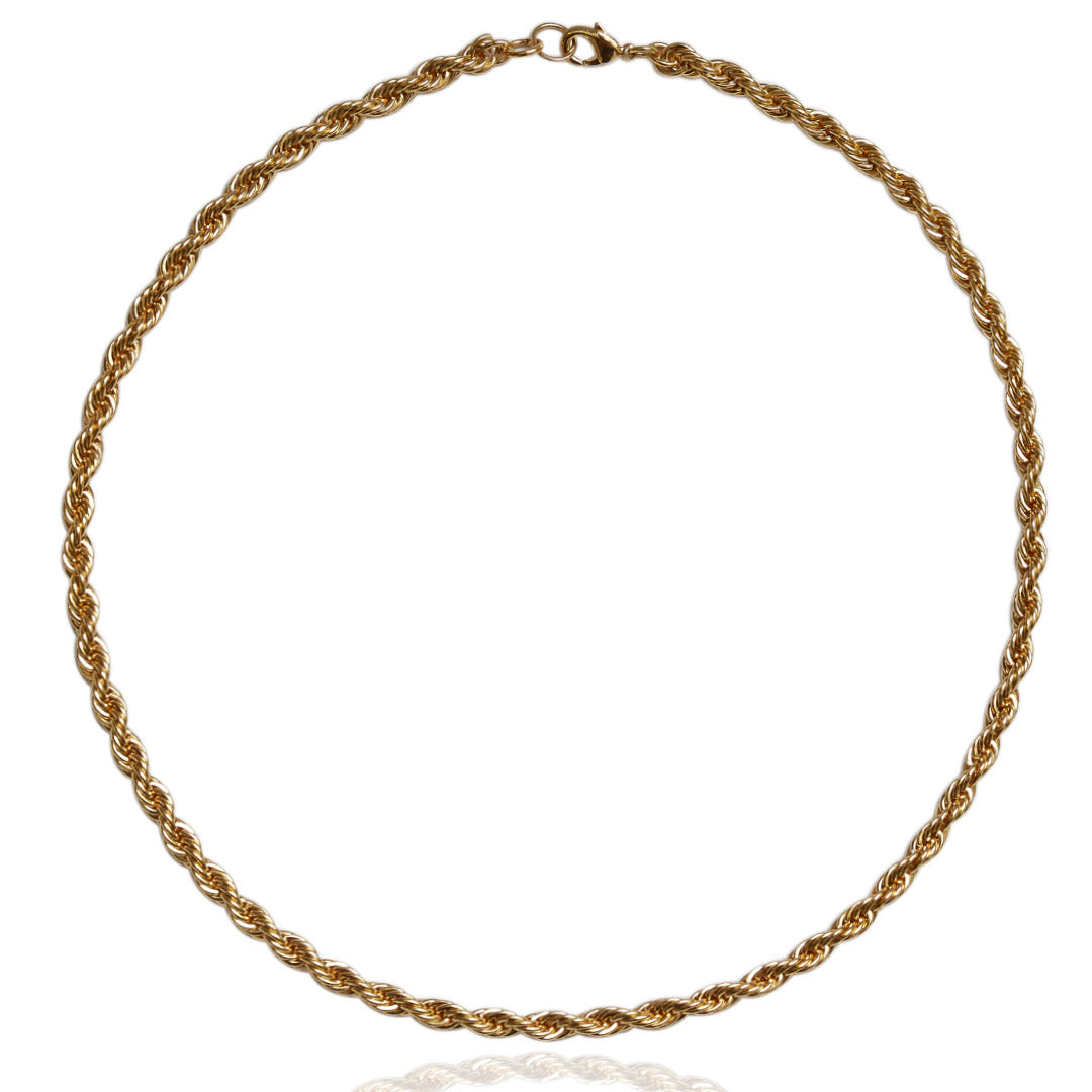 Collar Trenzza | Chapa de Oro 14k