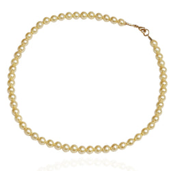 Collar Peregrina | Chapa de Oro 14k & Perlas Naturales 7mm