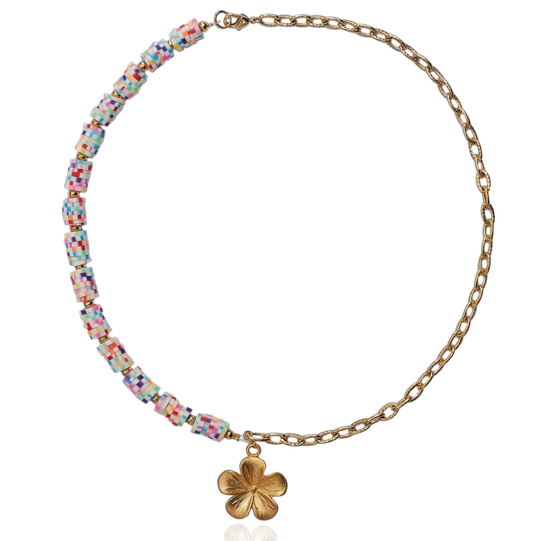 Collar Floier | Chapa de Oro 14k