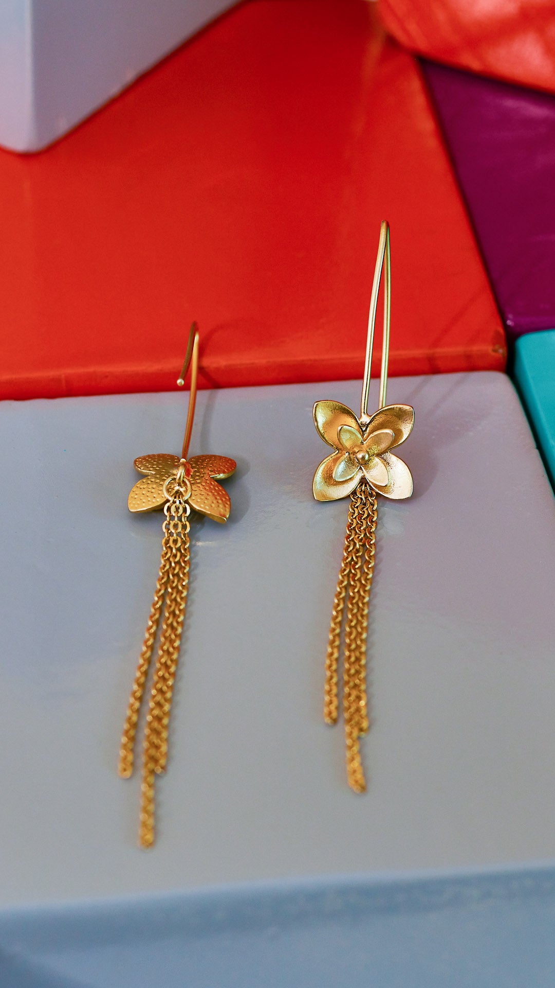 Aretes Lili | Chapa de Oro 14k