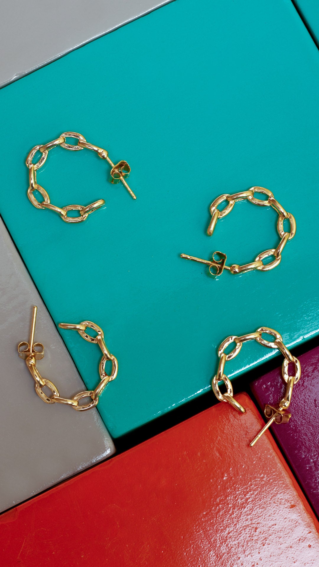 Aretes Chen | Chapa de Oro 14k